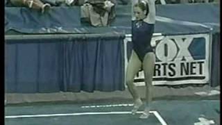 Yvonne Tousek  2003 Pac 10 Championships Floor Exercise [upl. by Kolb]