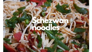 Veg Schezwan Noodles recipeschezwan noodles recipeQuick and easy schezwan noodles [upl. by Ioj]