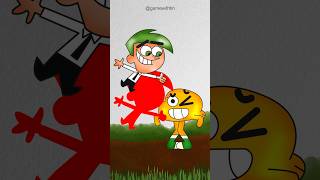 GUESS Cosmo x darwin real pair puzzle shorts gumball notmyproblem art thefairlyoddparents [upl. by Ellevehs624]