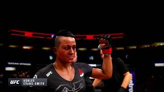 EA Sports UFC 3 Gameplay Raquel Pennington vs Ashlee Evans Smith [upl. by Nyleahcim657]