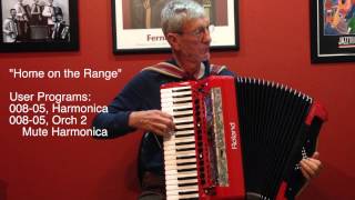 quotCountryquot Music with Roland FR8x Digital Accordion User Programs by Richard Noel [upl. by Heinrike]