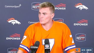 QB Bo Nix on Denver’s offense finding a rhythm in Week 5 ‘We made the most of our opportunity’ [upl. by Led346]