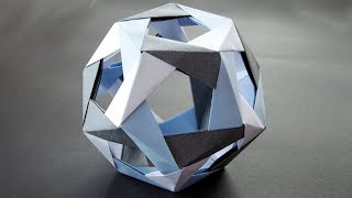 Origami Dodecahedron [upl. by Dnalerb]