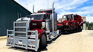 Kenworth W900 Heavy haulage  Grimme Tectron 415  American Truck Simulator [upl. by Jorey]