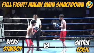 SATRIA MAHATHIR VS DICKY COGAN  FULL FIGHT 👊 [upl. by Nosneb]