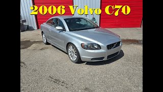 2006 Volvo C70 Engine Drive Walk Around amp Convertible Top [upl. by Milone336]