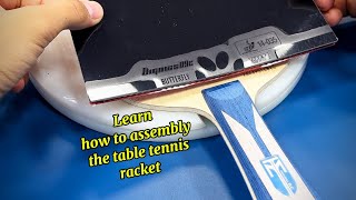 Learn how to assembly the table tennis racket 🏓 [upl. by Zavala]