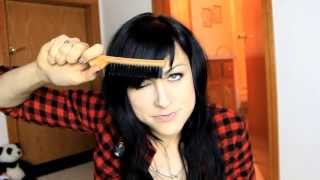 How to Get rid of greasy piecey bangs [upl. by Phail]