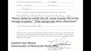 Police Arrest Man Videotaping  Ferguson  St Louis MetroLink Part 2 [upl. by Abihsat]