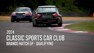 LIVE  CSCC  Qualifying  Brands Hatch GP  05 May 2024 [upl. by Bobby]