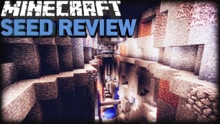 Minecraft 18 Seeds CAM EPIC CRATER NPC amp MINESHAFT [upl. by Ahseina21]