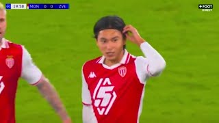 Amazing 🔥 Takumi Minamino Goal Monaco Vs Crvena zvezda 10 All Goals Highlights amp Highlights [upl. by Atthia641]