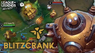 GANCHOS TÁCTICOS🖐️🤖  COMO JUGAR BLITZCRANK SUPPORT  League of Legends Wild Rift  XeparTG [upl. by Girish481]