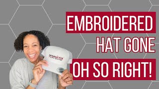 I Made a Custom Embroidered Hat Using My New Ricoma EM1010 [upl. by Atinehs]