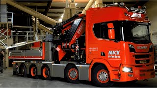 Scania R650 V8  Fassi F2150RA Crane  Mick Volendam Groep [upl. by Cathryn]