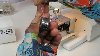 How to thread the Silver Crest Sewing Machine SNM 33 C1Beginner Day 2 [upl. by Ahsieyt503]