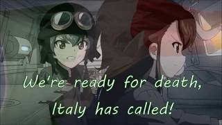 Girls und Panzer  Anzio  quot Italian Anthem quot english subs [upl. by Yrrap]