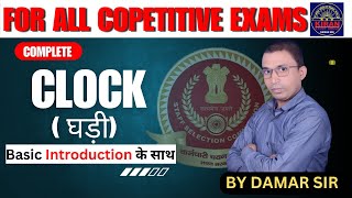 Clock By Damar Sir  Reasoning For all competitive exam [upl. by Ahgiela]