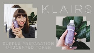 Klairs Supple Preparation Unscented Toner Review [upl. by Ateerys667]