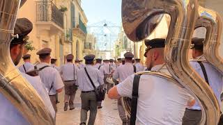 Gran Concerto Bandistico Città di Gioia del Colle  Marcia Vita Pugliese – Montescaglioso 2019 [upl. by Boone]