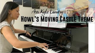 Howls Moving Castle piano  Kyle Landry  BaoTran Nguyen [upl. by Enimassej]