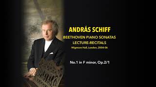 András Schiff  Sonata No1 in F minor Op21  Beethoven LectureRecitals [upl. by Yentruocal924]