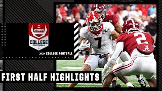 CFP National Championship Georgia Bulldogs vs Alabama Crimson Tide  First Half Highlights  ESPN [upl. by Anselmo492]