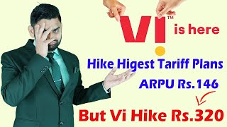 Vi Hike Tariff Plans Upto Rs 320 ARPU  Vi New Tariff Plans  Vi FY 2027  VI New Update Free Data [upl. by Lehcyar249]