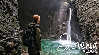 Slovenia Tolmin Gorge amp Slap Kozjak  Vlog 05  WORLD WANDERISTA [upl. by Elades]