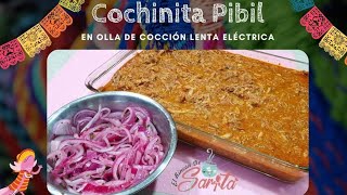 Cochinita Pibil en olla de cocción lenta eléctrica [upl. by Ijok]