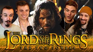 THE LORD OF THE RINGS THE TWO TOWERS 2002 MOVIE REACTION  First Time Watching [upl. by Mccreary]