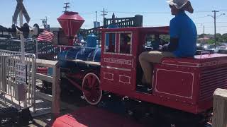 Jenkinson’s Boardwalk Train Passing The 3rd Graded Crossing 73121 [upl. by Otho]