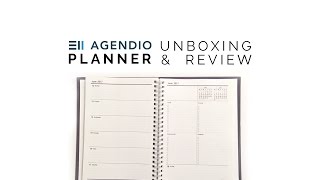 agendio planner unboxing  review 💜 [upl. by Eceinej]