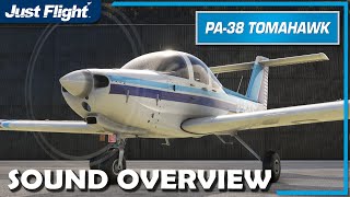 PA38 Tomahawk MSFS  Sound Overview  Just Flight [upl. by Aikcin]