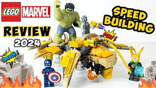 LEGO Marvel the Avengers vs the Leviathan 76290  Speed Building amp Review 2024 [upl. by Thecla]