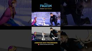 Frozen  Olafs All Things Warm Shot Progression shots [upl. by Sonni610]