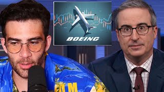 JOHN OLIVER on Boeing  HasanAbi [upl. by Sualk]