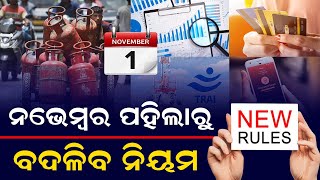 Six Major Financial Changes In November LPG Mutual Funds Telecom Spam Blocking And More Odia [upl. by Elohcan]