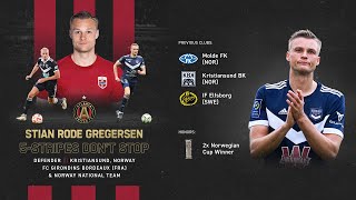 STIAN GREGERSEN joins Atlanta United through the 2027 season option for 2028 [upl. by Carrew]