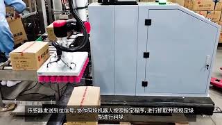 Robotic Palletizing Solution by Collaborative Robot used for End of LineEOL [upl. by Igiul323]