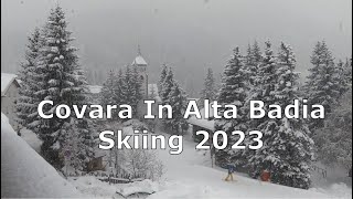 Skiing in Corvara in Alta Badia Jan 2023 [upl. by Lounge]