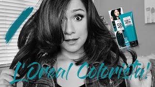 LOREAL COLORISTA CRAZY RESULTS Dark Hair Demo [upl. by Rihaz]