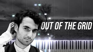 Tigran Hamasyan  Out of the Grid  Piano tutorial [upl. by Aihsyn60]