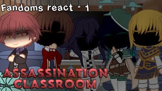 Secretive characters react  Karma Akabane  15 [upl. by Nealah]