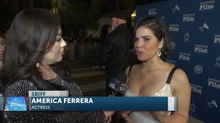 SBIFF Saturday’s Virtuosos Award night to honor actors America Ferrera Lily Gladstone [upl. by Odnalref]