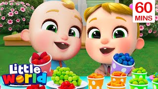 No More Snacks  More Kids Songs amp Nursery Rhymes by Little World [upl. by Adal945]