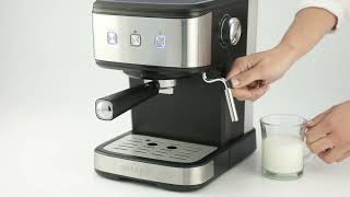 Tutorial Cafetera Expreso SL EC8501 [upl. by Norahc361]