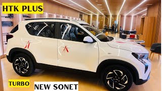 New SONET HTK  iMT  KIA Sonet HTK PLUS ELECTRIC SUNROOF  Turbo ENGINE [upl. by Nuarb]