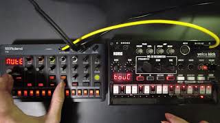 Roland T8 amp KORG Volca Kick acid  synth jam 2024 1 [upl. by Mctyre736]