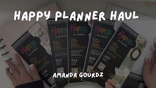 Happy Planner Haul  Sticker Books Planner Accessories [upl. by Ahsar]